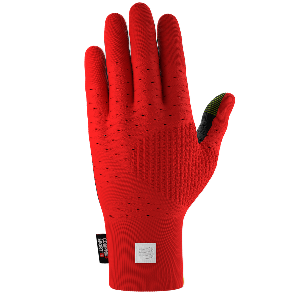 3D Thermo Seamless Running Gloves - Red