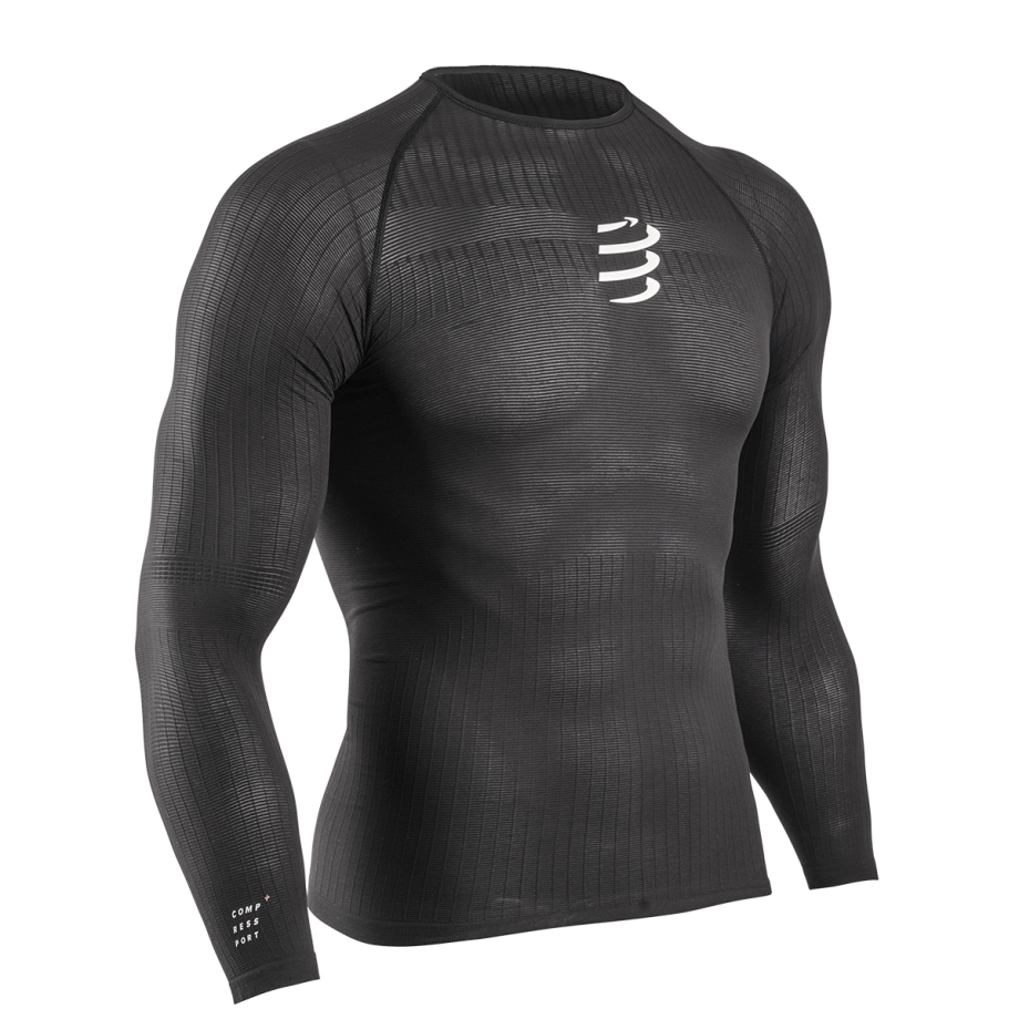 3D Thermo 50Gr LS TShirt - Black