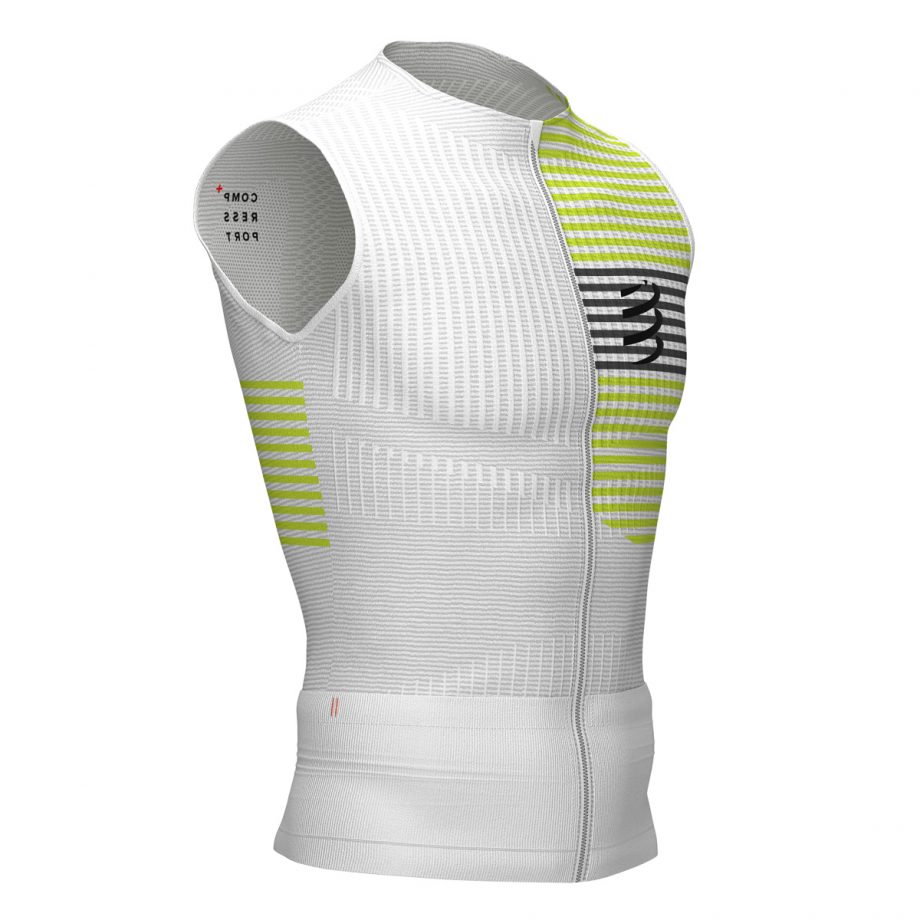 Tri Postural Tank Top White