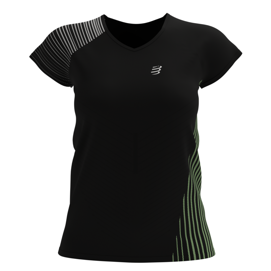 Performance SS T-shirt W-BLACKPARADISE GREEN_01