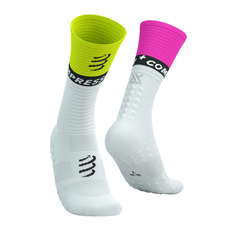 Mid Socks V2.0 White:Yellow:Pink